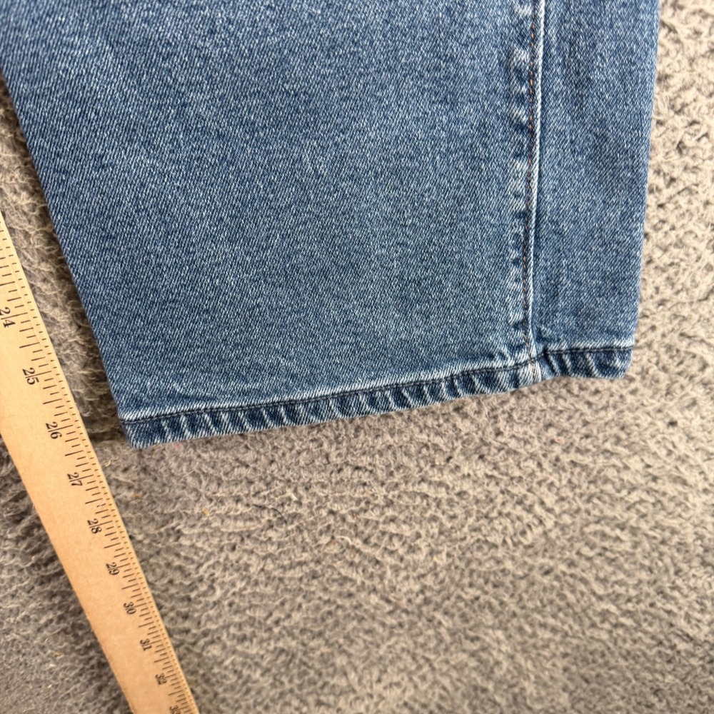 Hollister Jeans Womens 12 Blue Cotton Denim Straight Leg Low-Rise Relaxed Faded - Picture 9 of 11